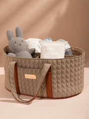 Nesté Diaper Caddy - Warm Beige
