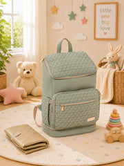 Keera Diaper Bag - Sage Green