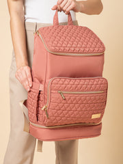 Keera Diaper Bag - Dusty Rose