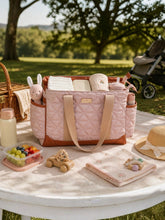Kynah Diaper Bag - Dusty Pink