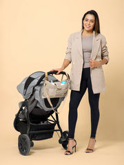 Truva Stroller Caddy - Taupe Beige