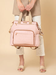 Nara Diaper Bag - Blush Pink