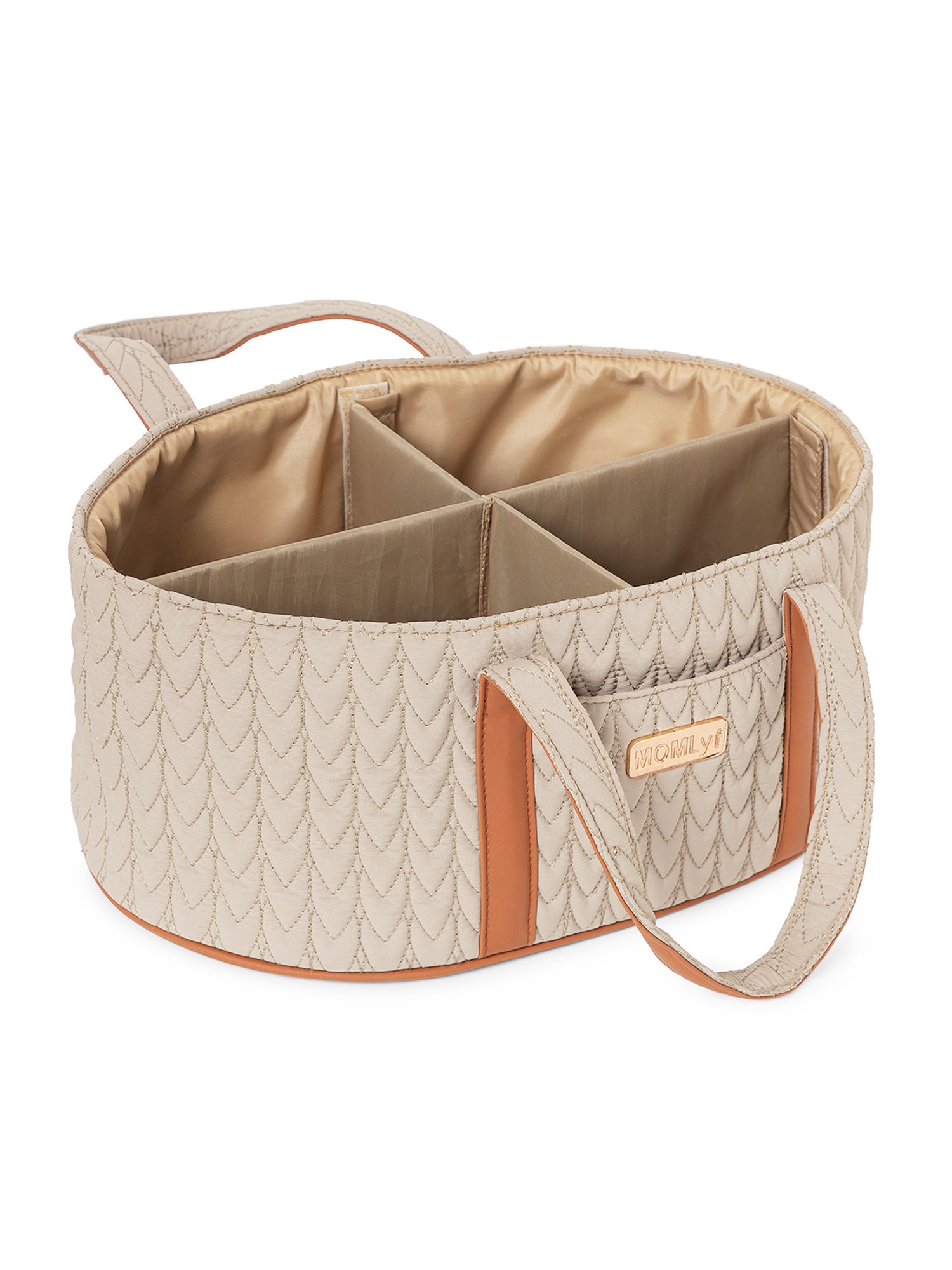 Nesté Diaper Caddy - Warm Beige