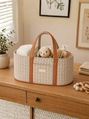 Nesté Diaper Caddy - Warm Beige