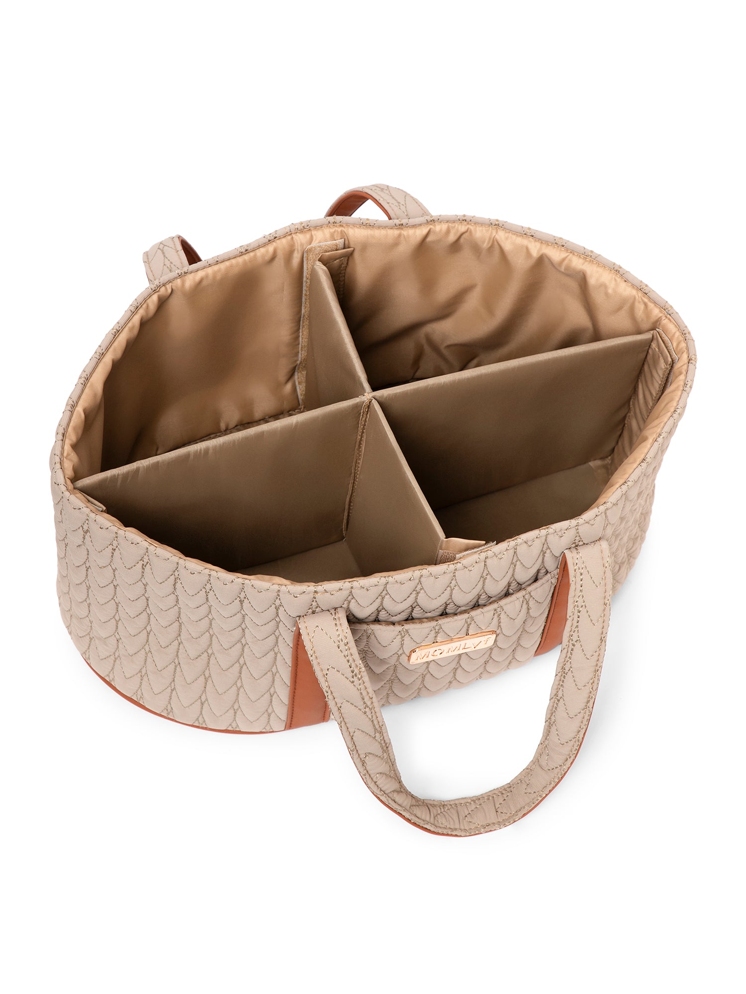 Nesté Diaper Caddy - Warm Beige