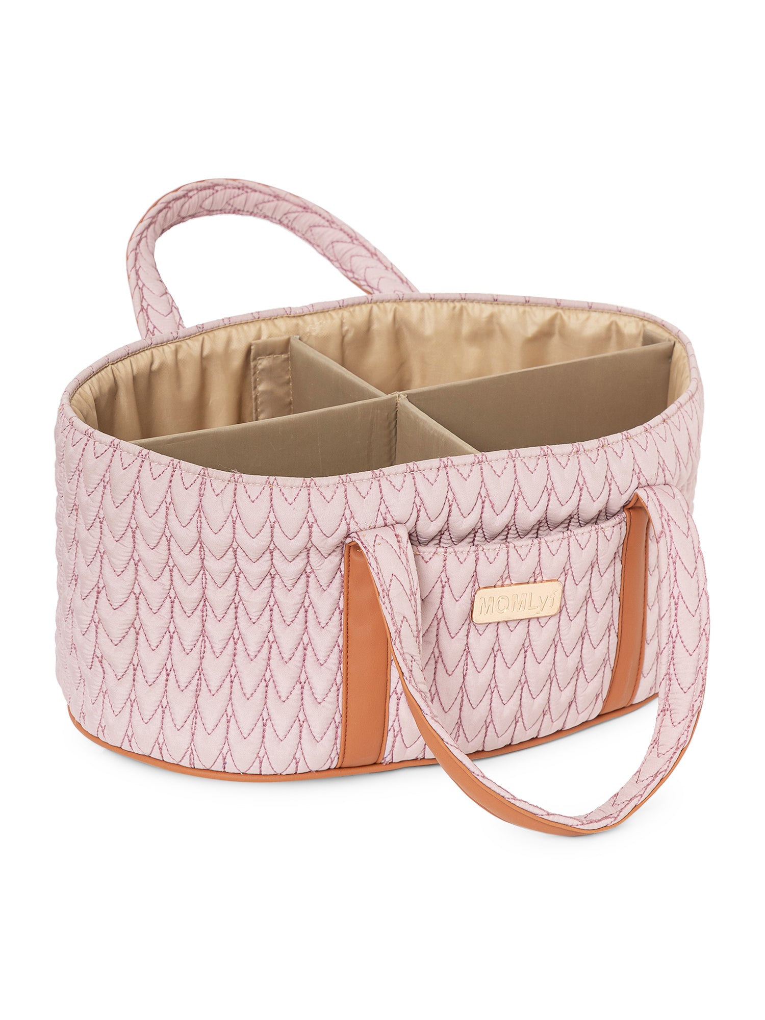 Nesté Diaper Caddy - Dusty Pink