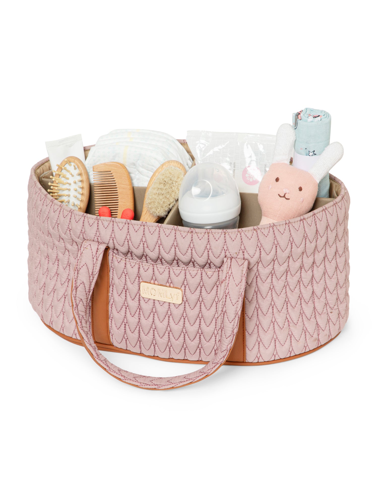 Nesté Diaper Caddy - Dusty Pink