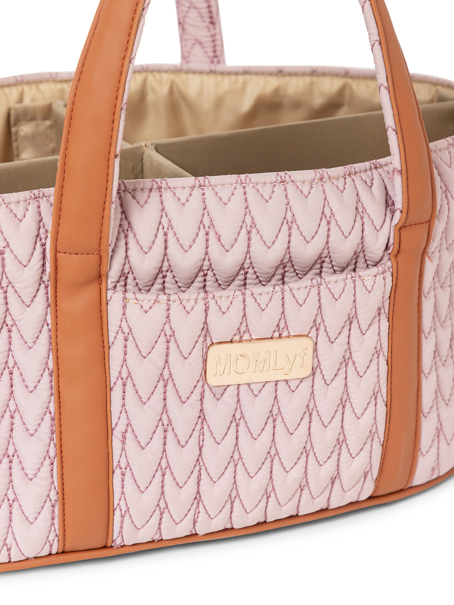 Nesté Diaper Caddy - Dusty Pink