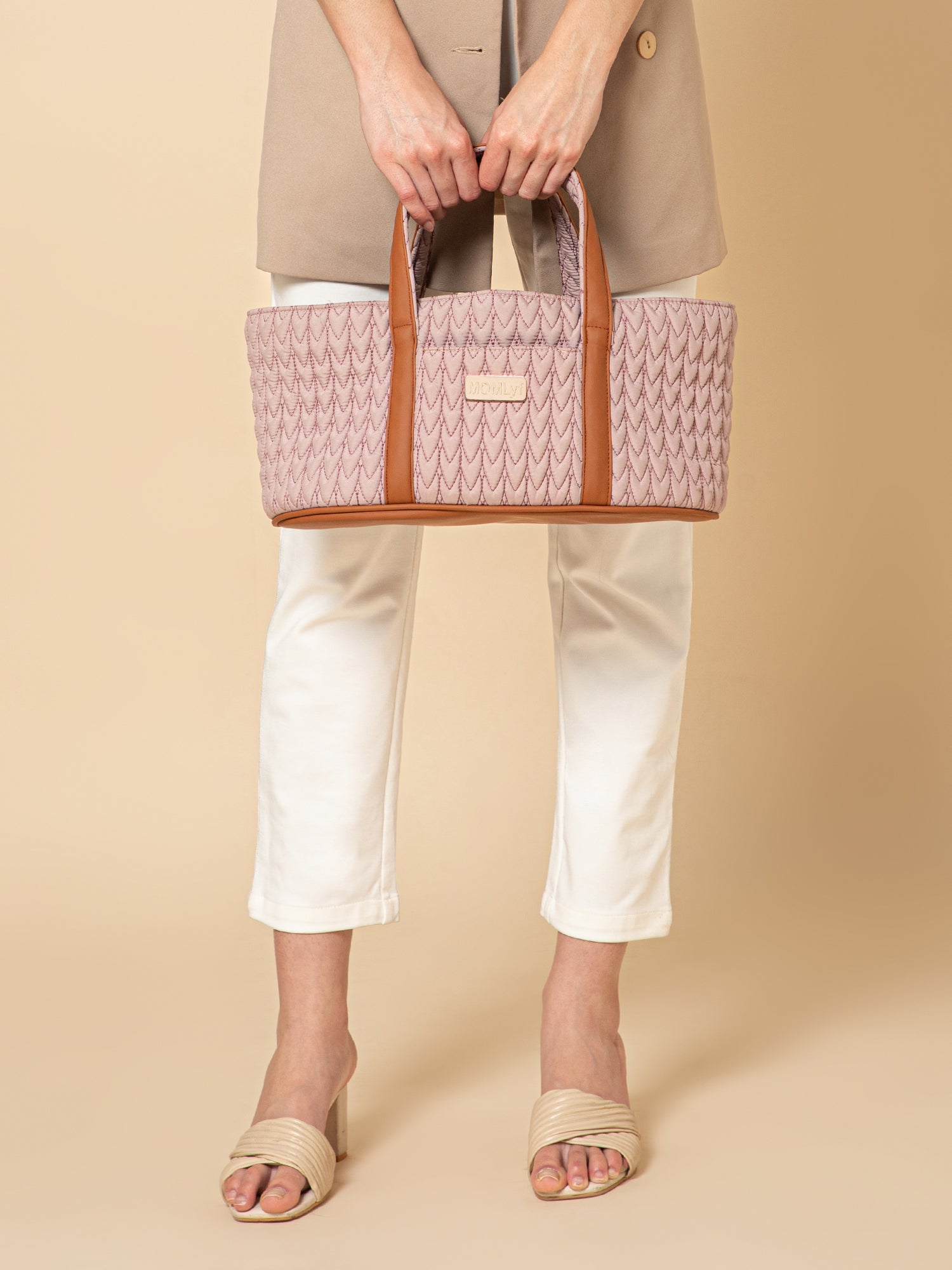 Nesté Diaper Caddy - Dusty Pink