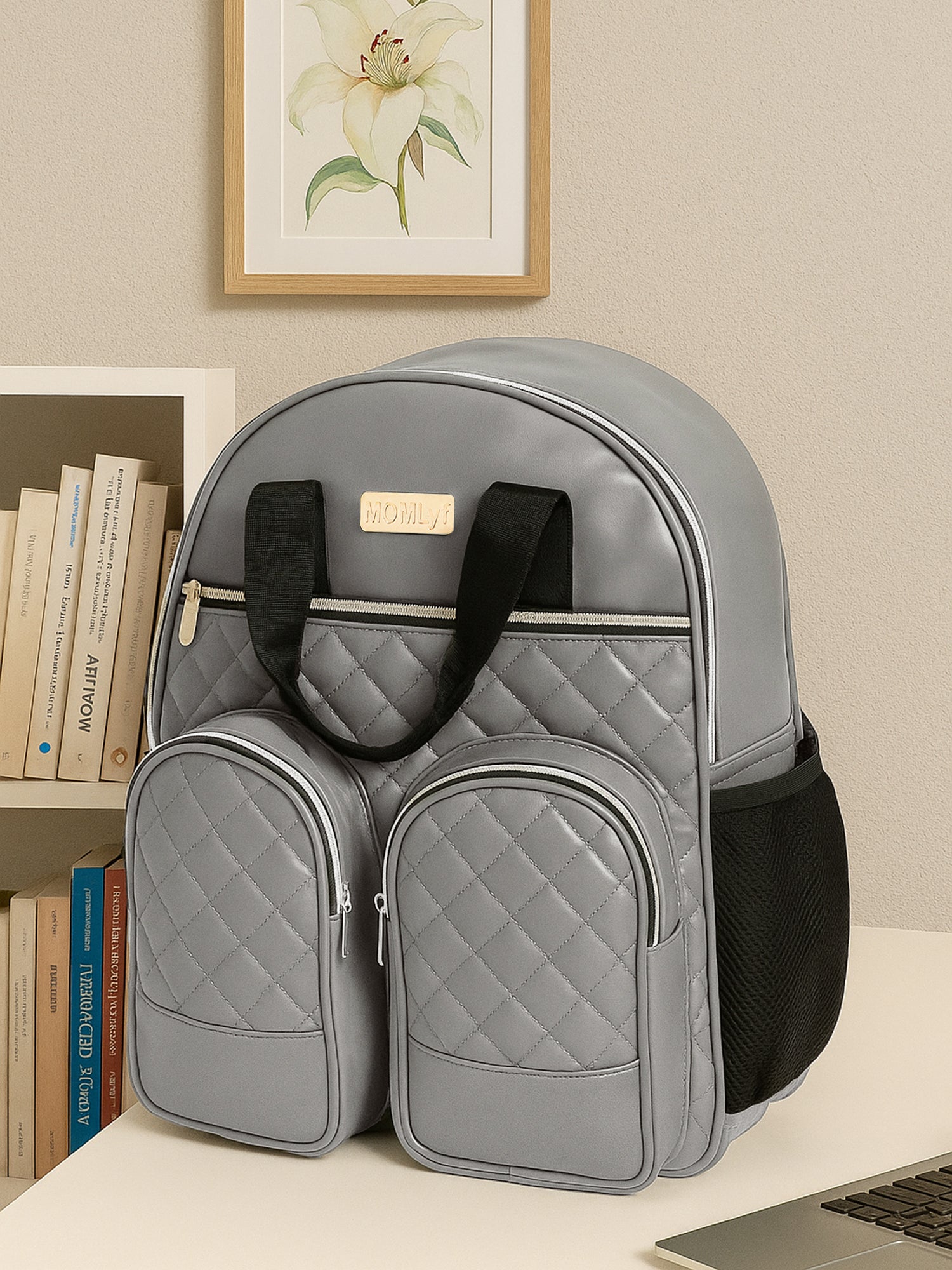 Zivvy Diaper Bag - Iron Grey