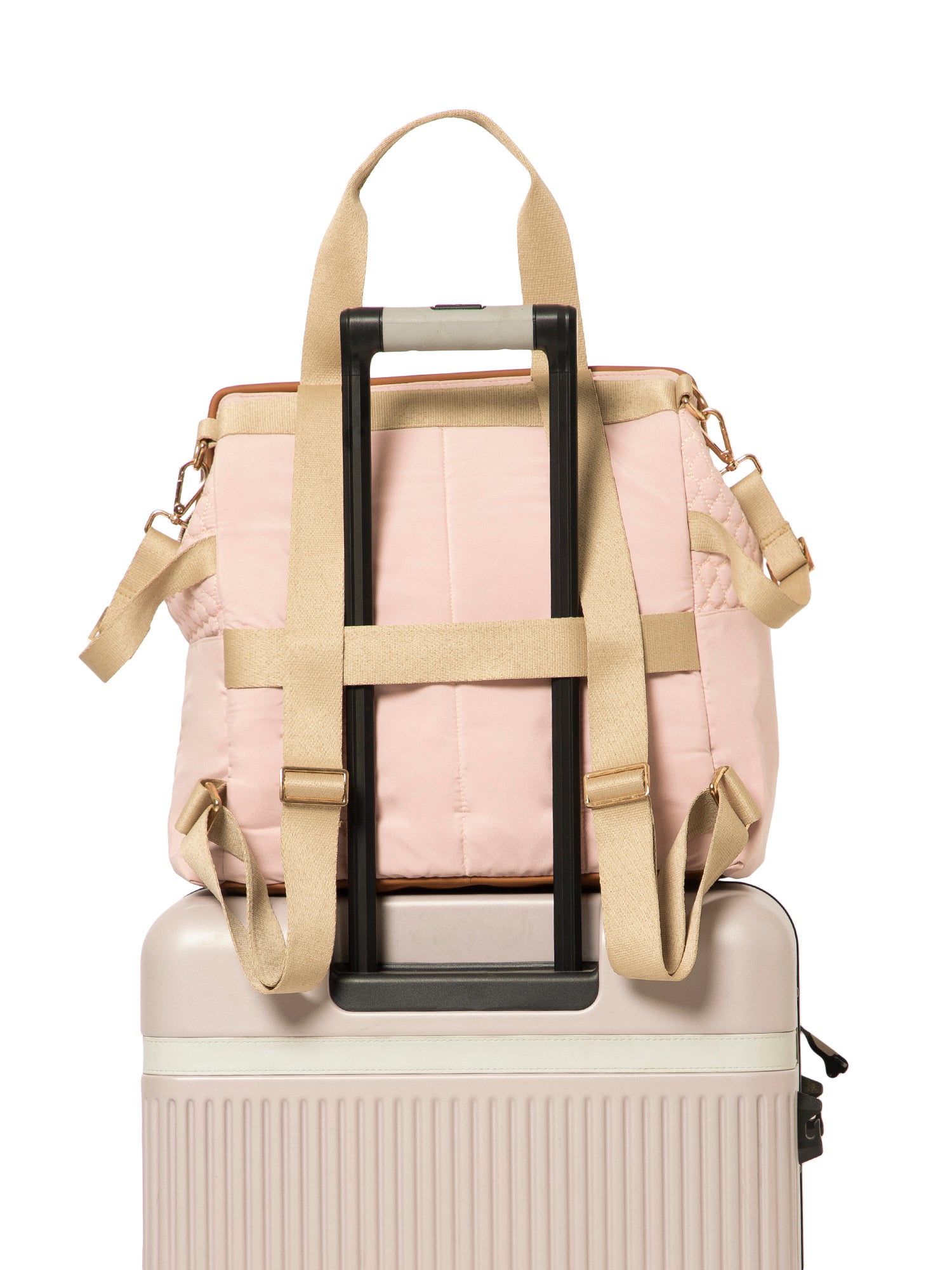 Lumii Diaper Bag - Pastel Pink