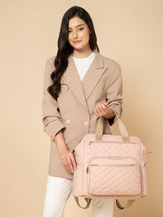 Lumii Diaper Bag - Pastel Pink