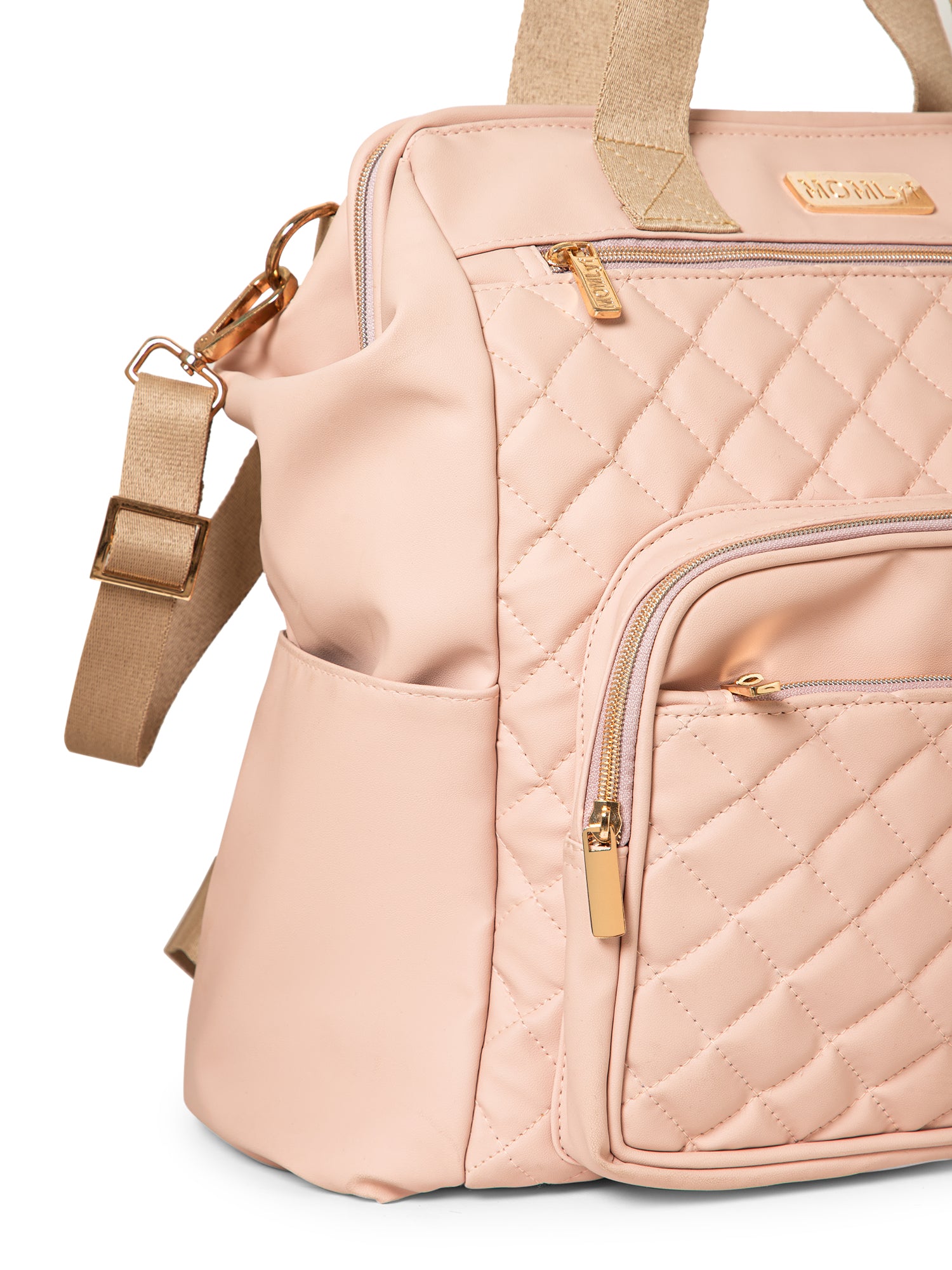 Lumii Diaper Bag - Pastel Pink