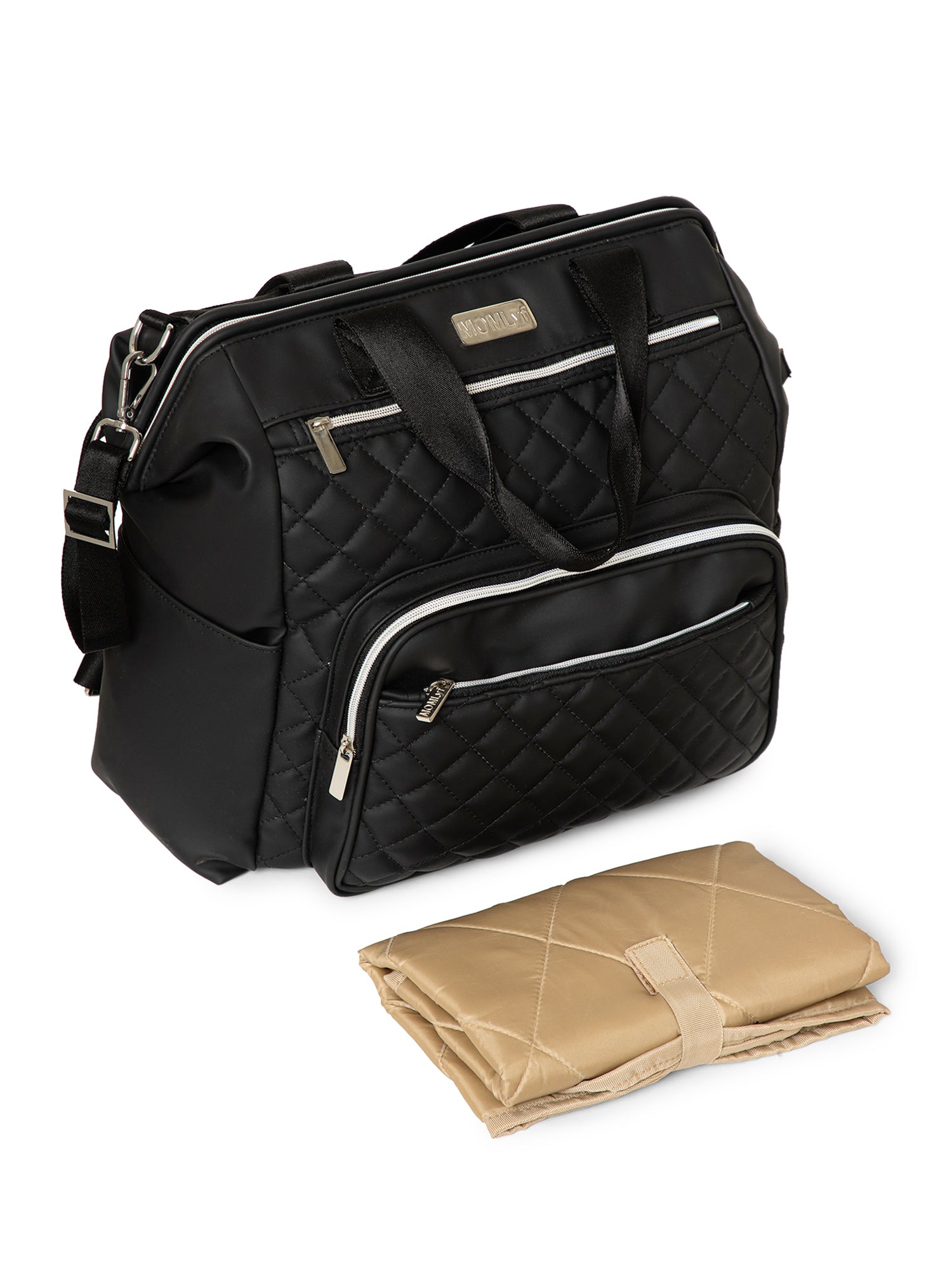 Lumii Diaper Bag - Black
