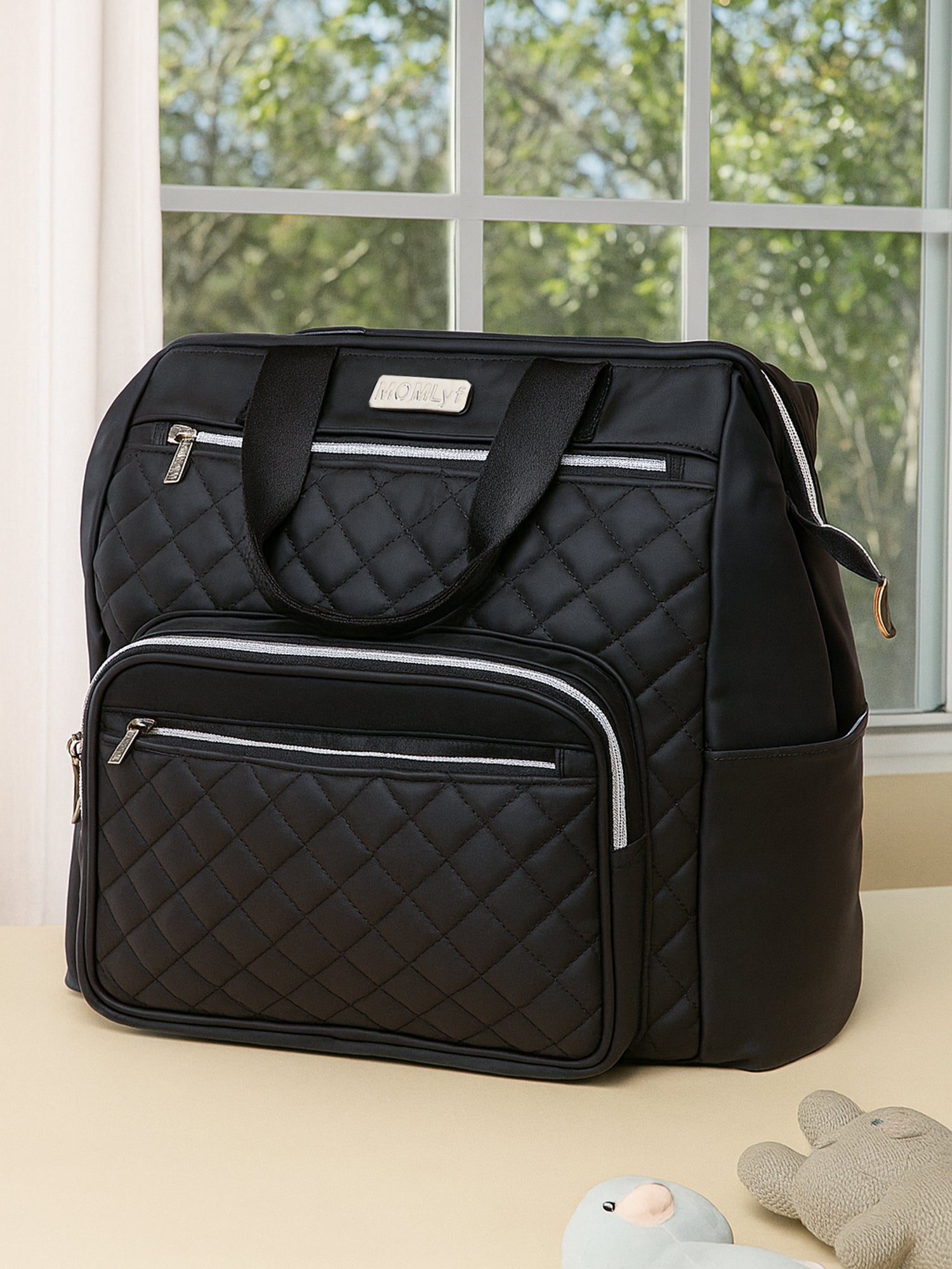 Lumii Diaper Bag - Black
