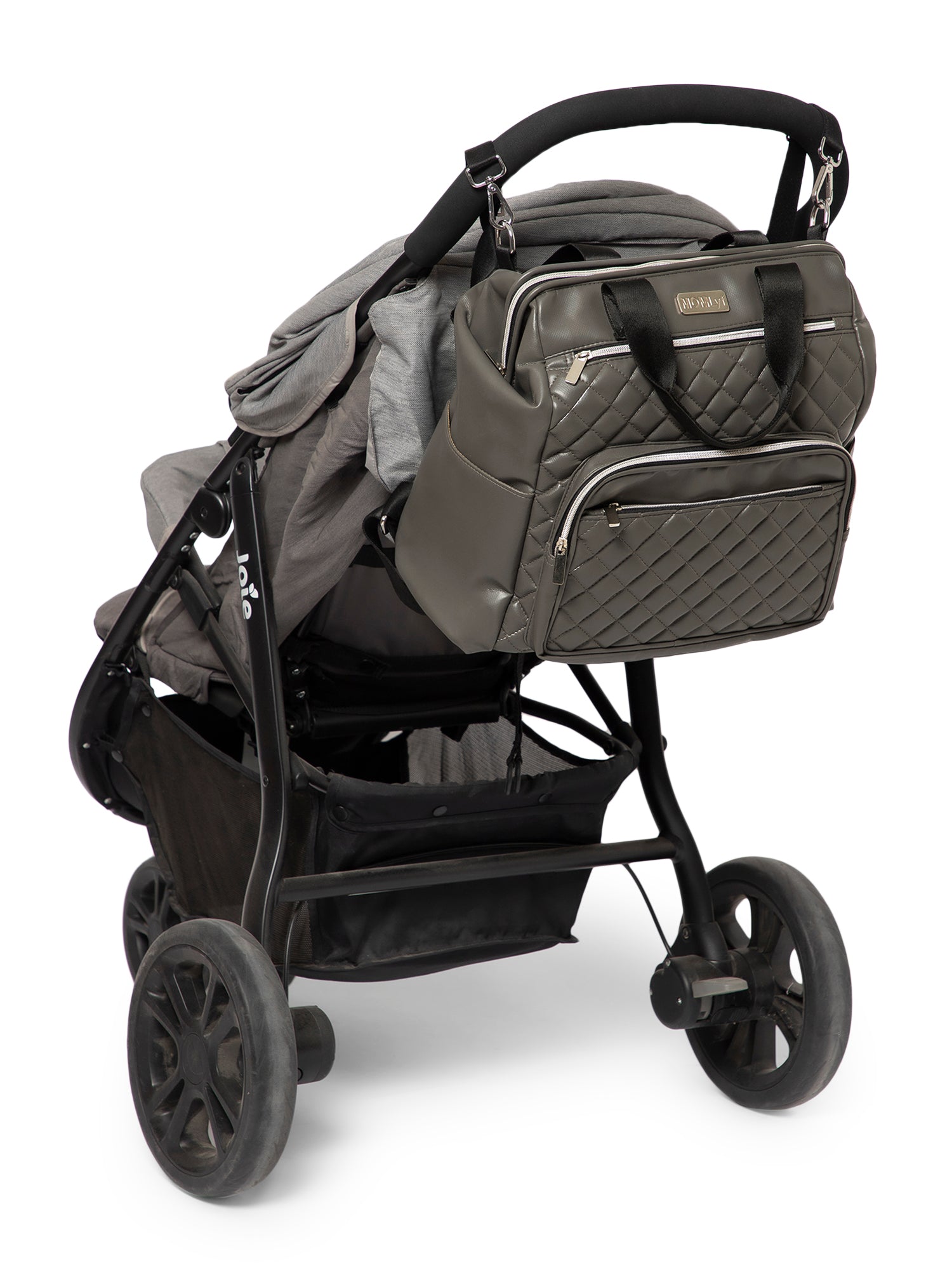 Lumii Diaper Bag - Iron Grey