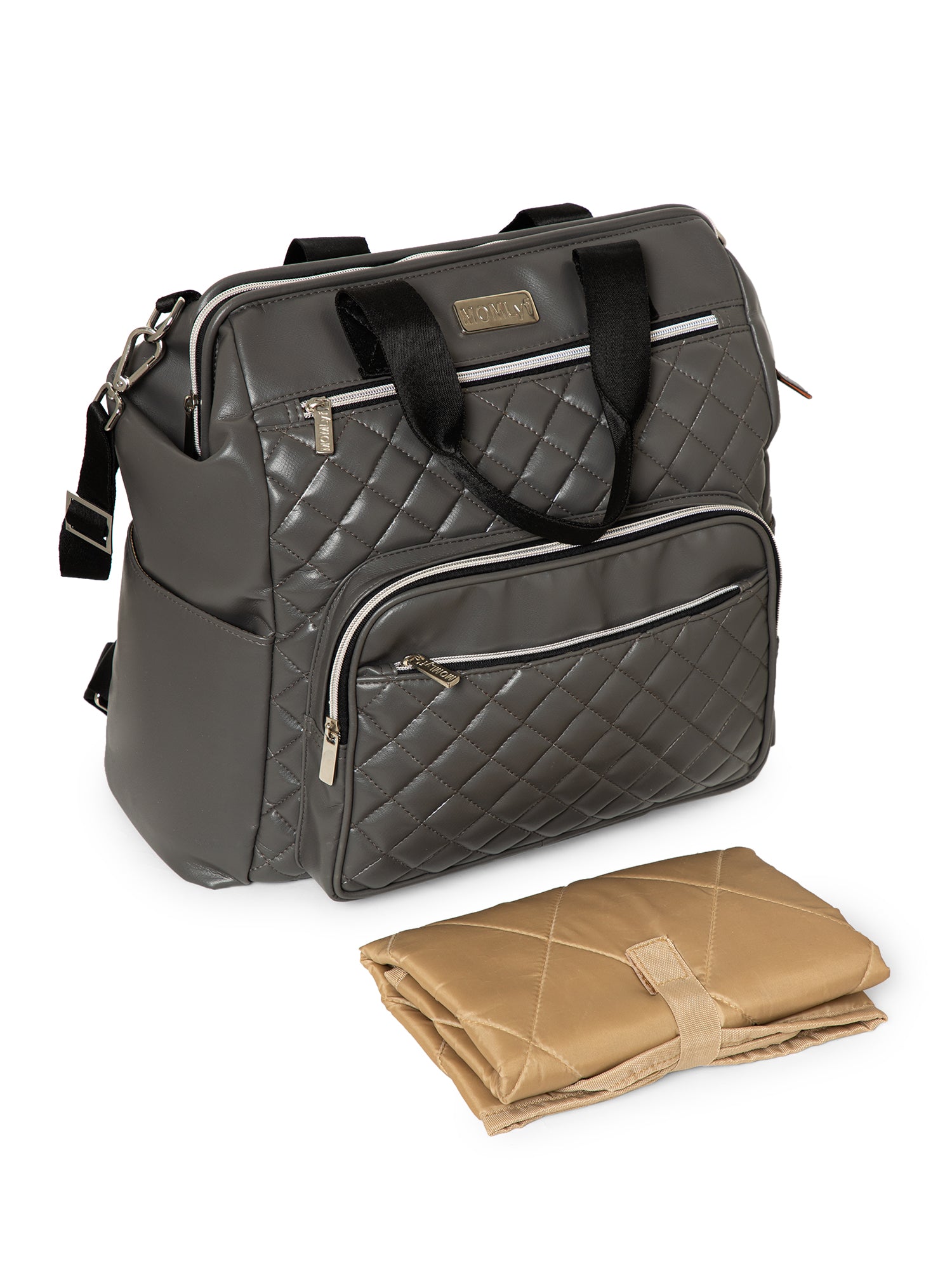 Lumii Diaper Bag - Iron Grey