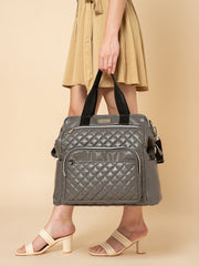 Lumii Diaper Bag - Iron Grey