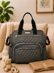 Lumii Diaper Bag - Iron Grey