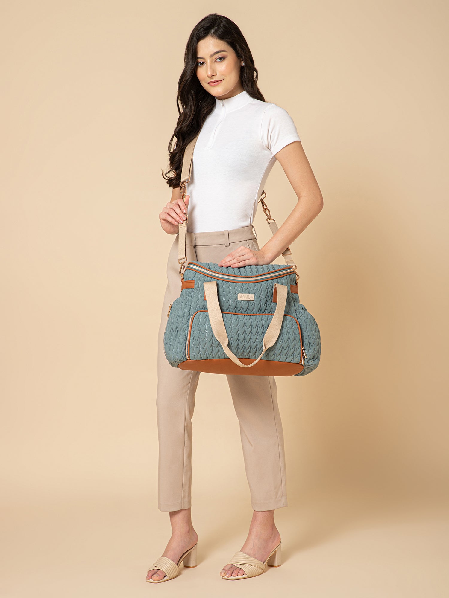 Oruva Diaper Bag - Teal Green