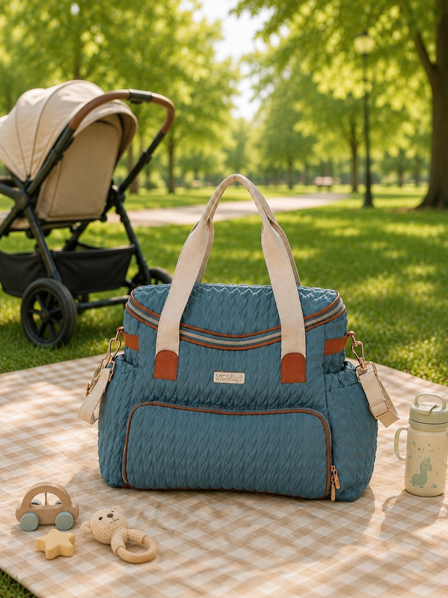 Oruva Diaper Bag - Teal Green