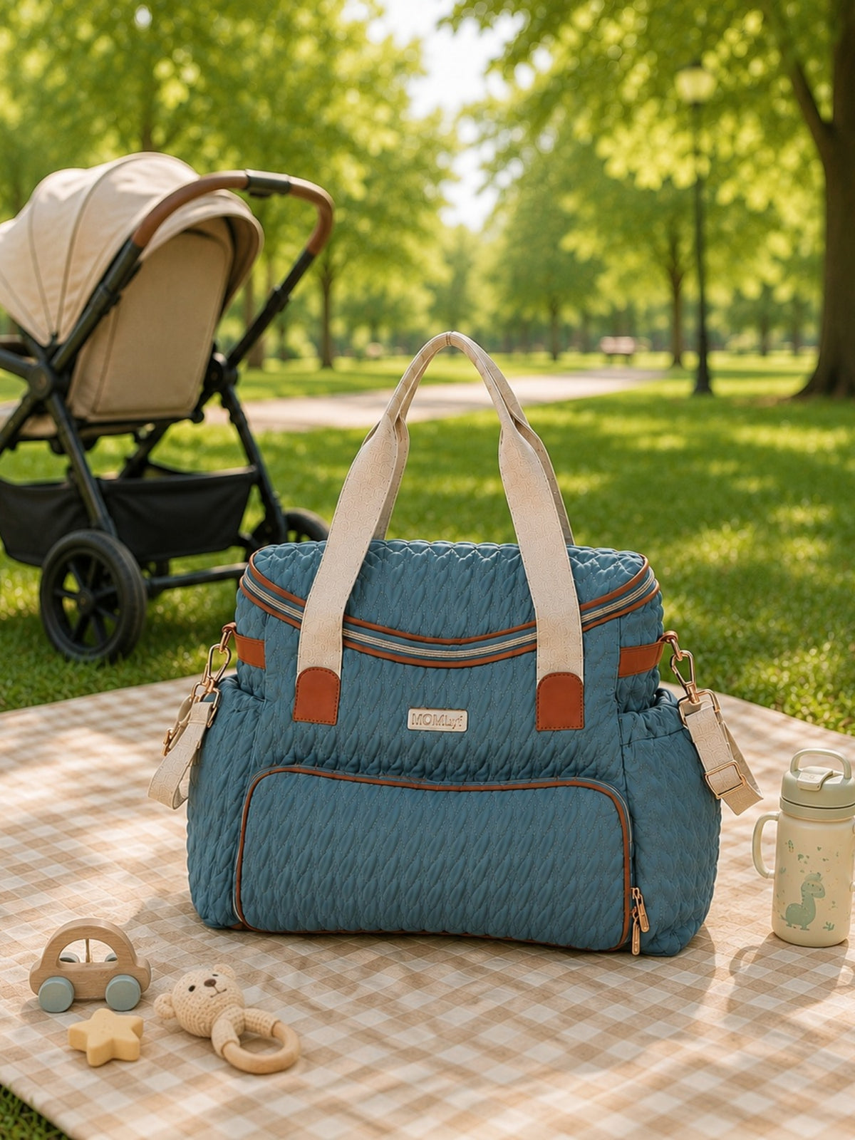 Oruva Diaper Bag - Teal Green