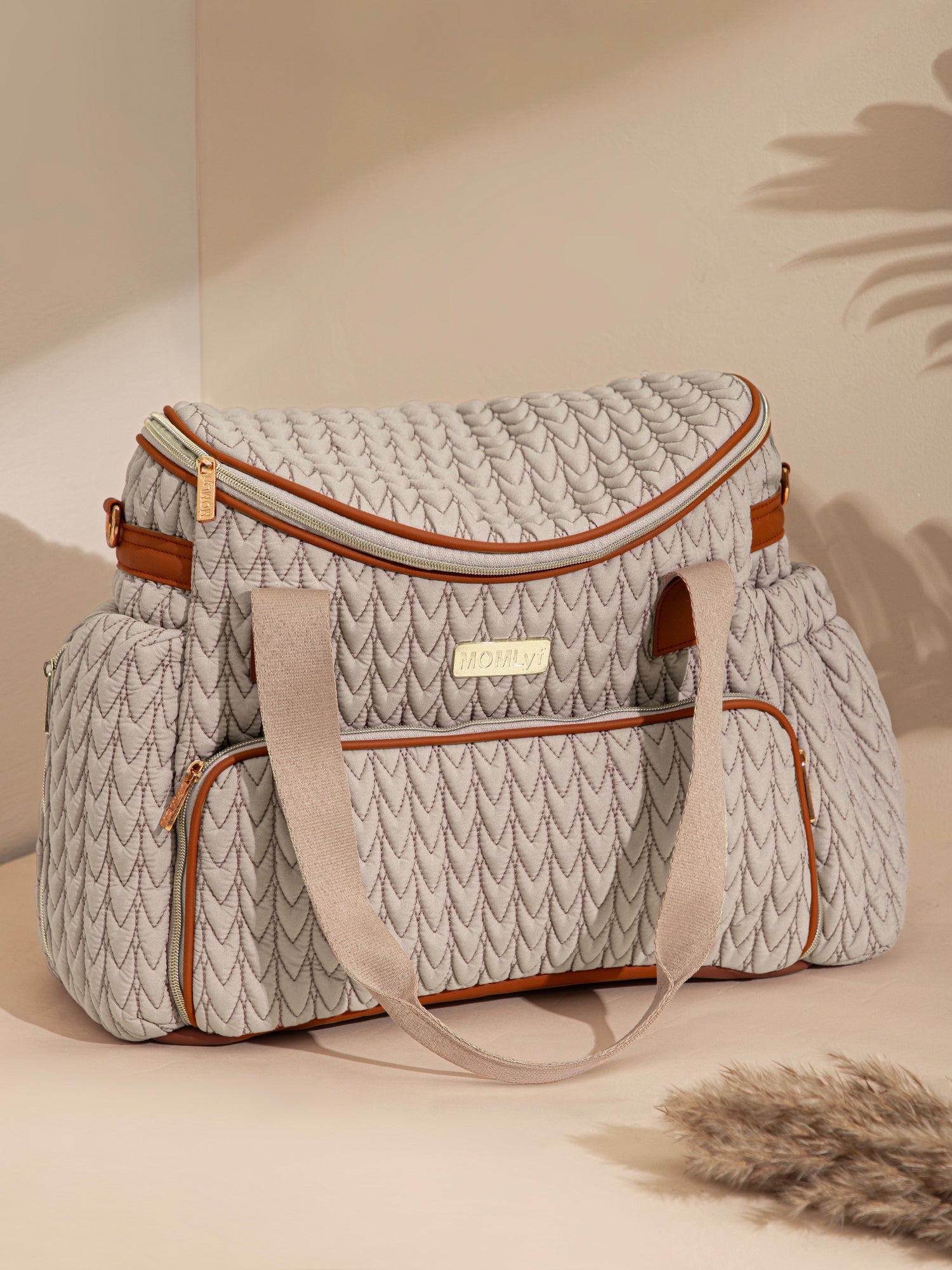 Oruva Diaper Bag - Beige