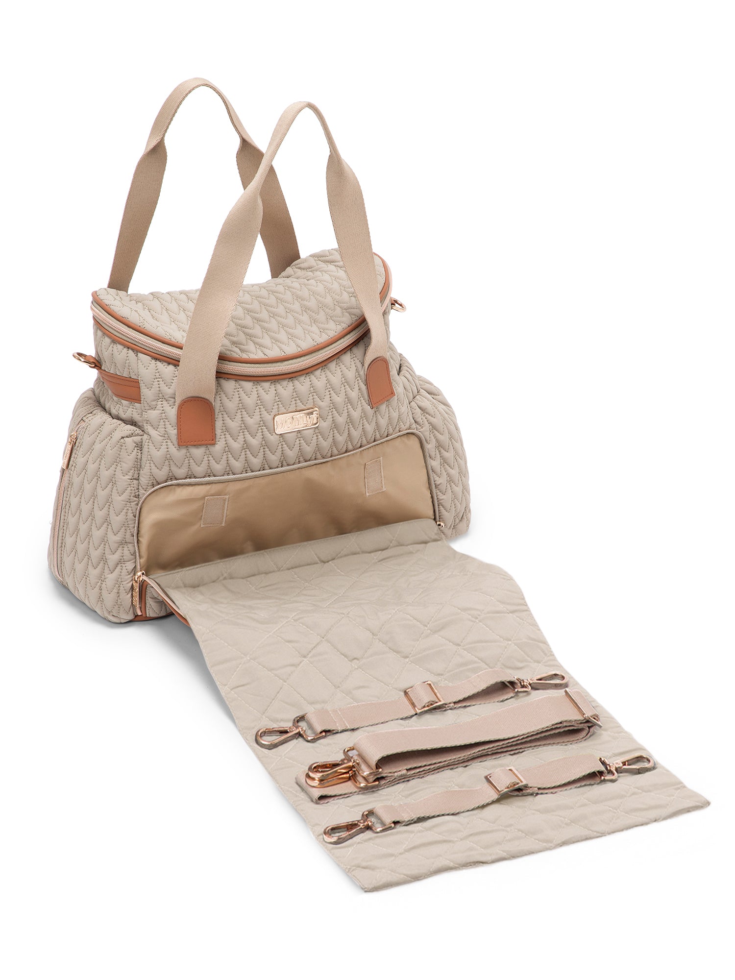 Oruva Diaper Bag - Beige