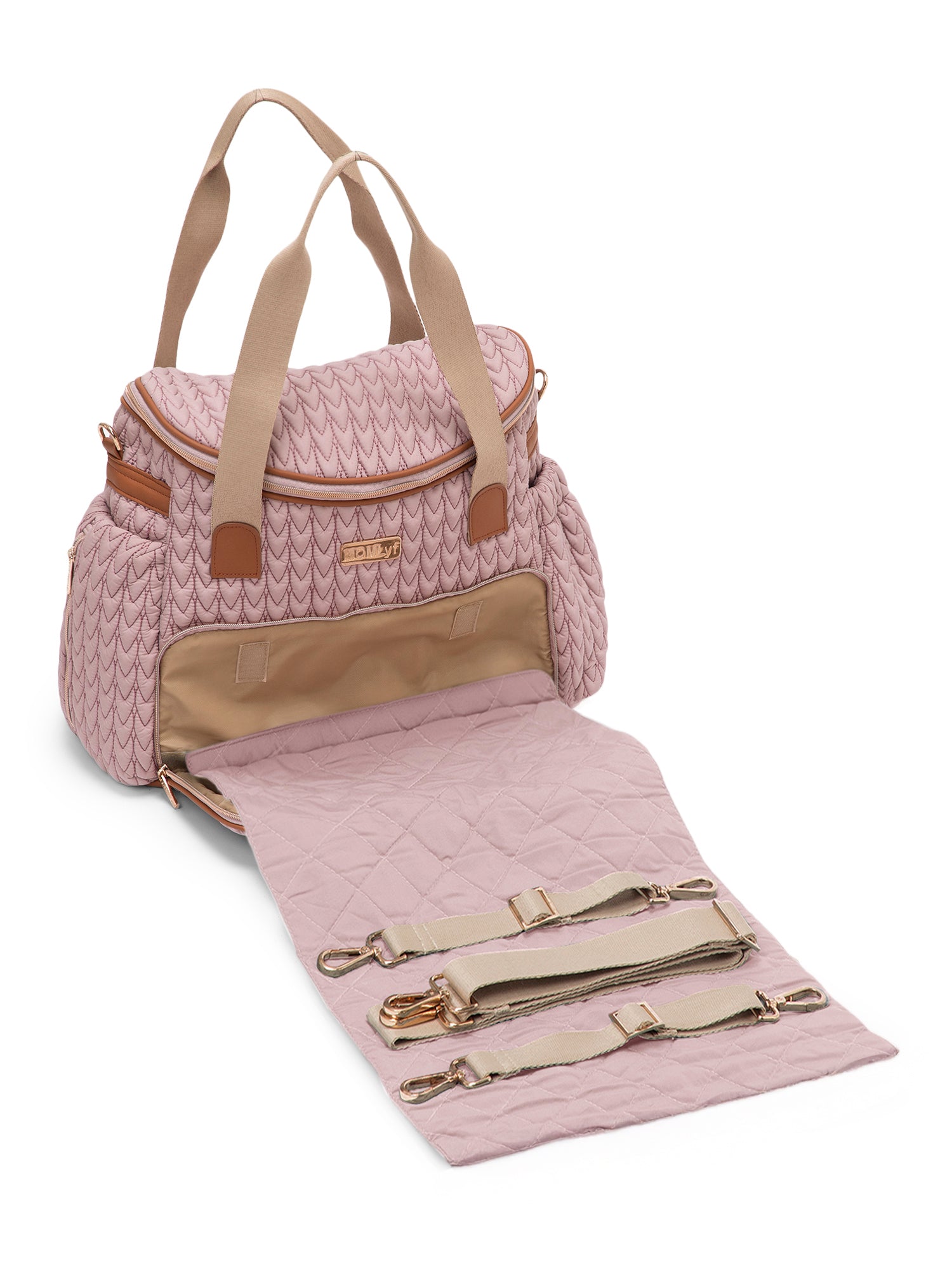 Oruva Diaper Bag - Dusty Pink