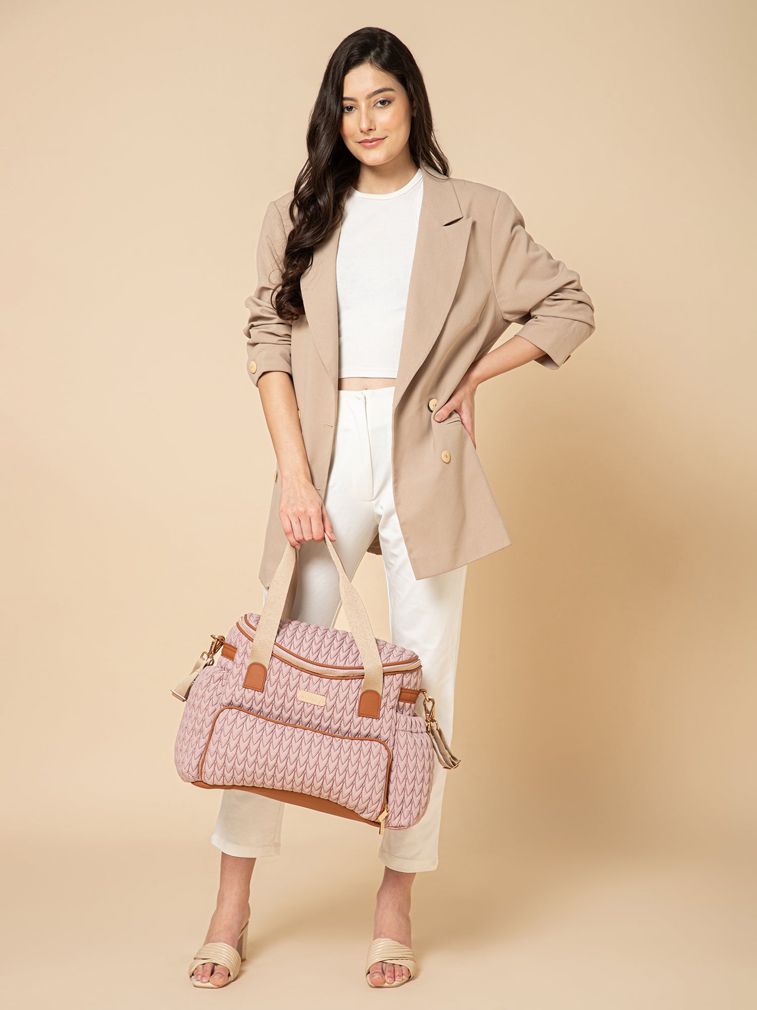 Oruva Diaper Bag - Dusty Pink
