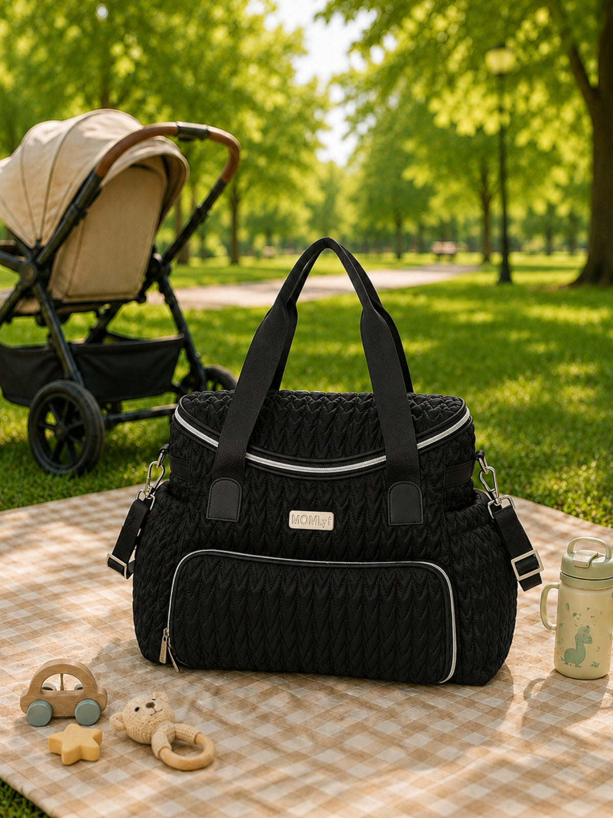 Oruva Diaper Bag - Black