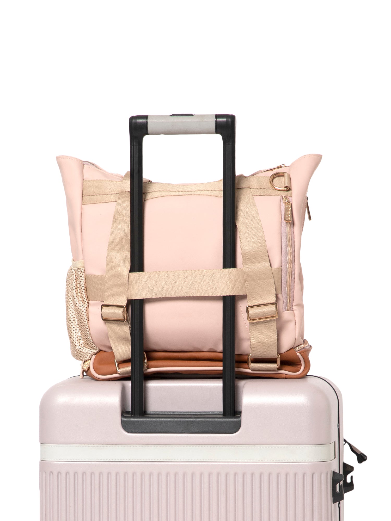 Mavvi Diaper Bag - Dusty Pink