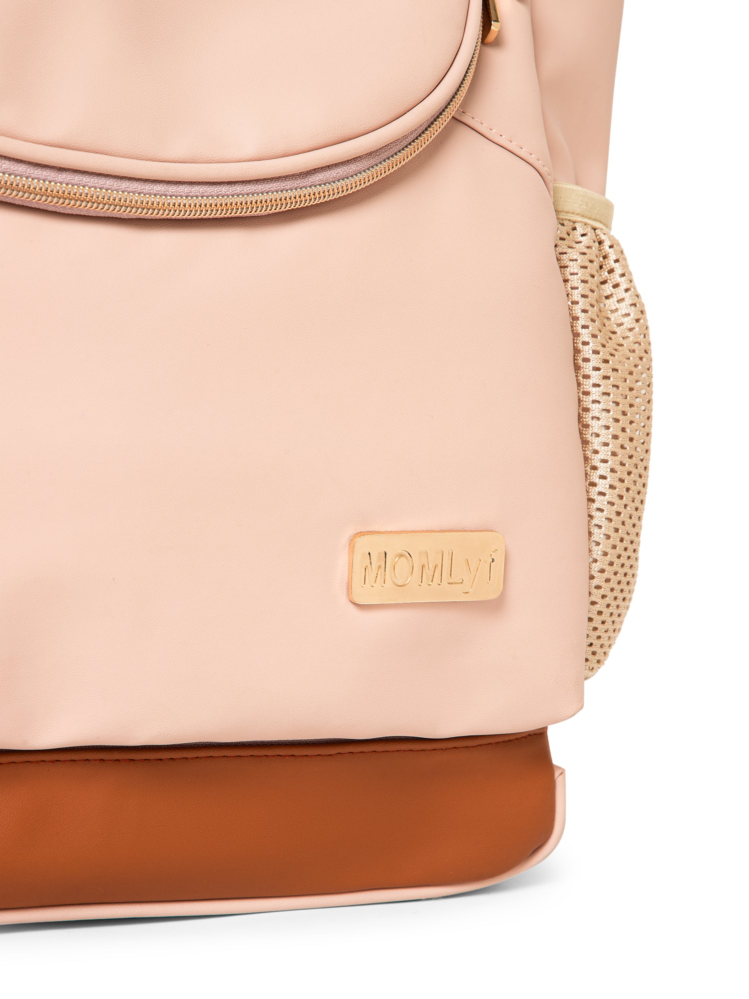 Mavvi Diaper Bag - Dusty Pink