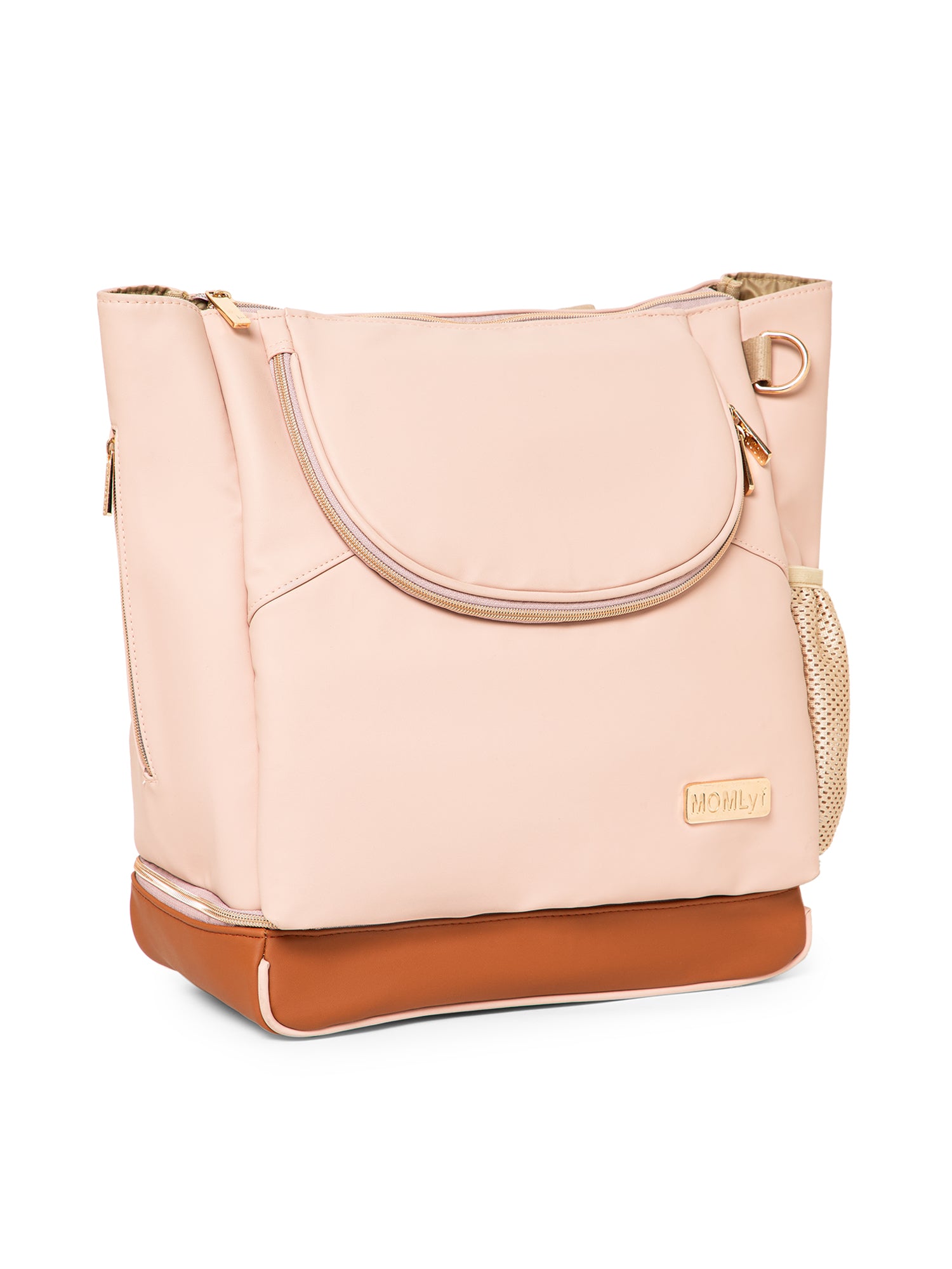 Mavvi Diaper Bag - Dusty Pink