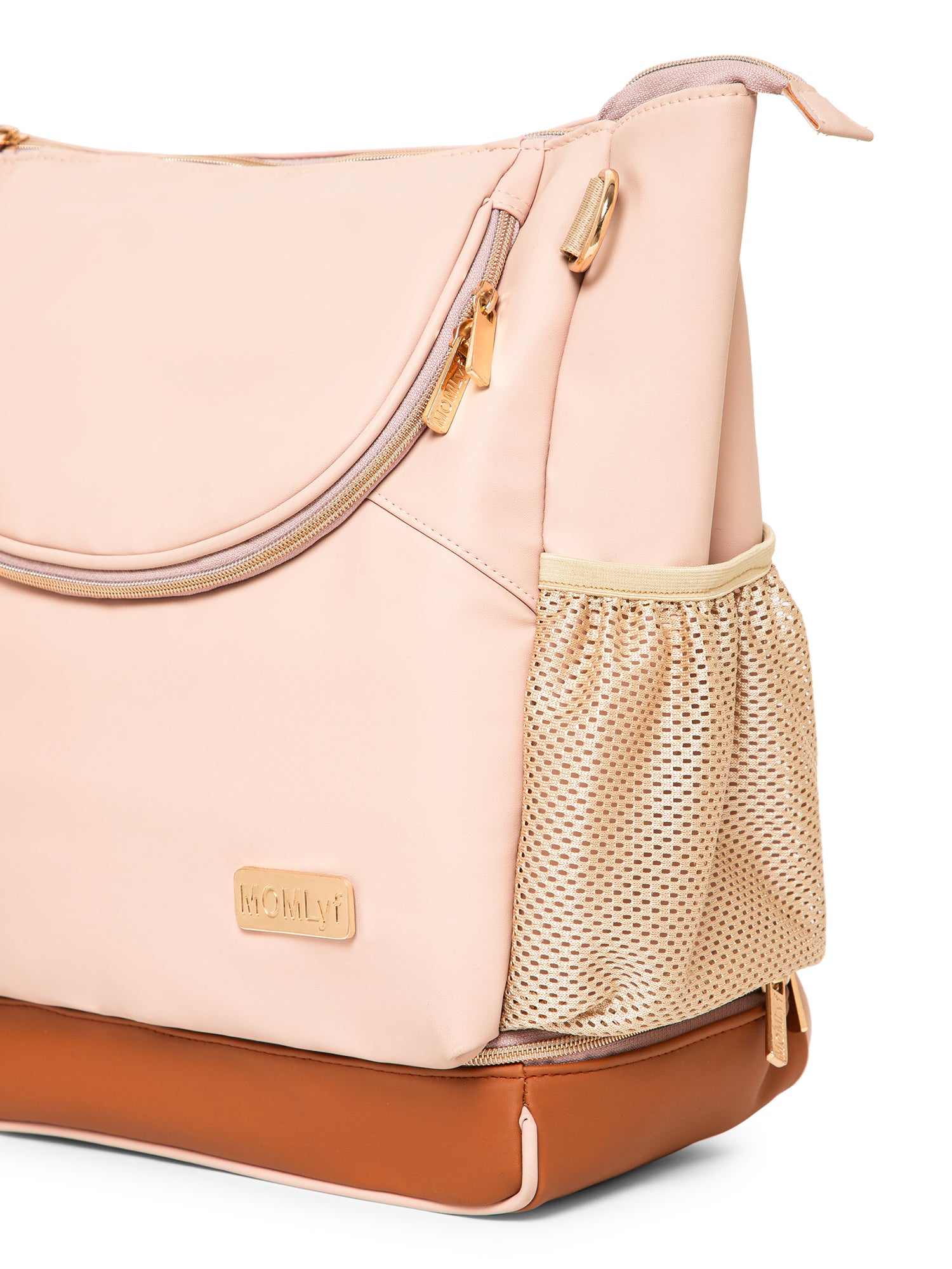 Mavvi Diaper Bag - Dusty Pink