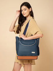 Mavvi Diaper Bag - Navy Blue