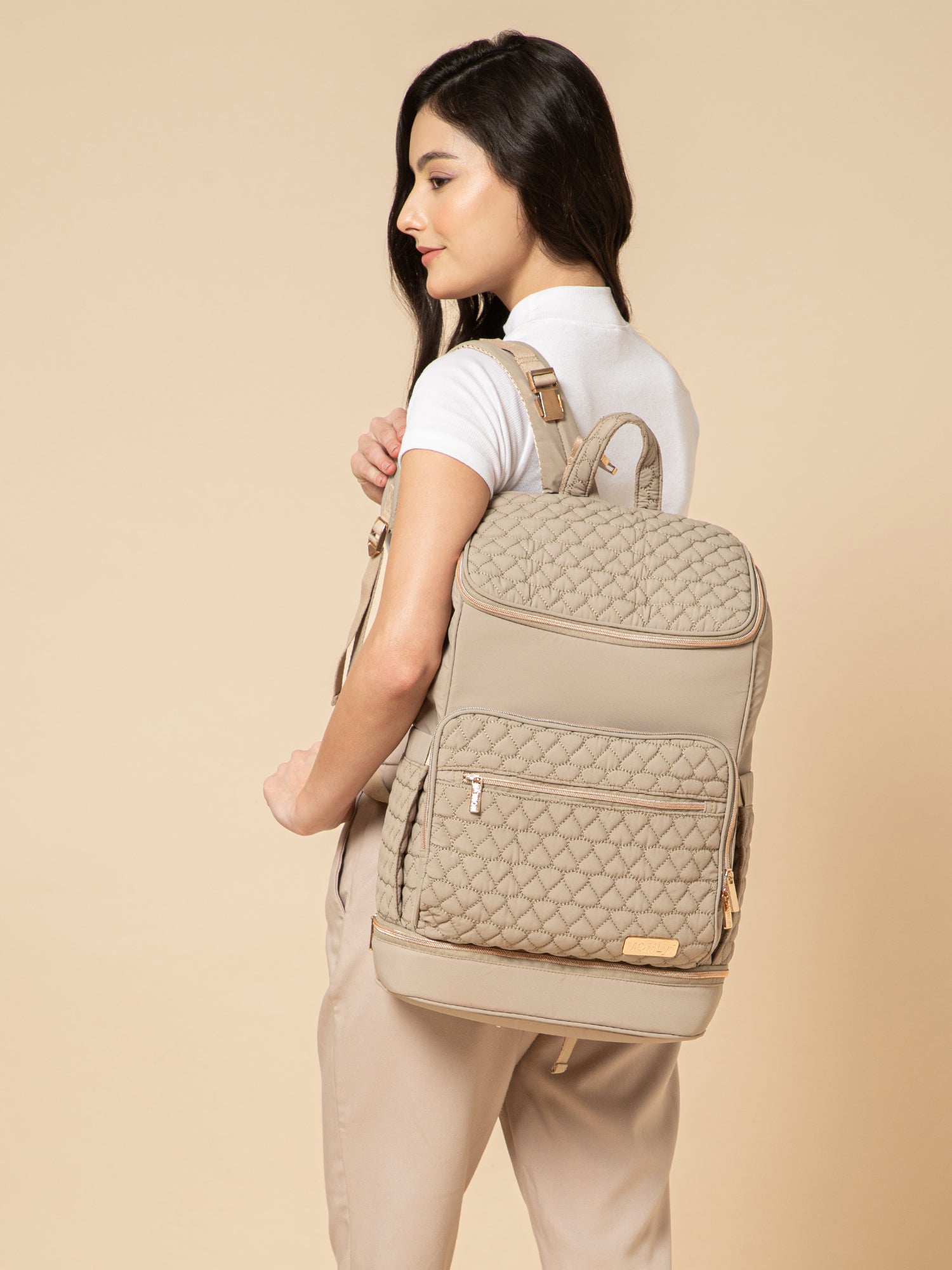 Keera Diaper Bag - Nude