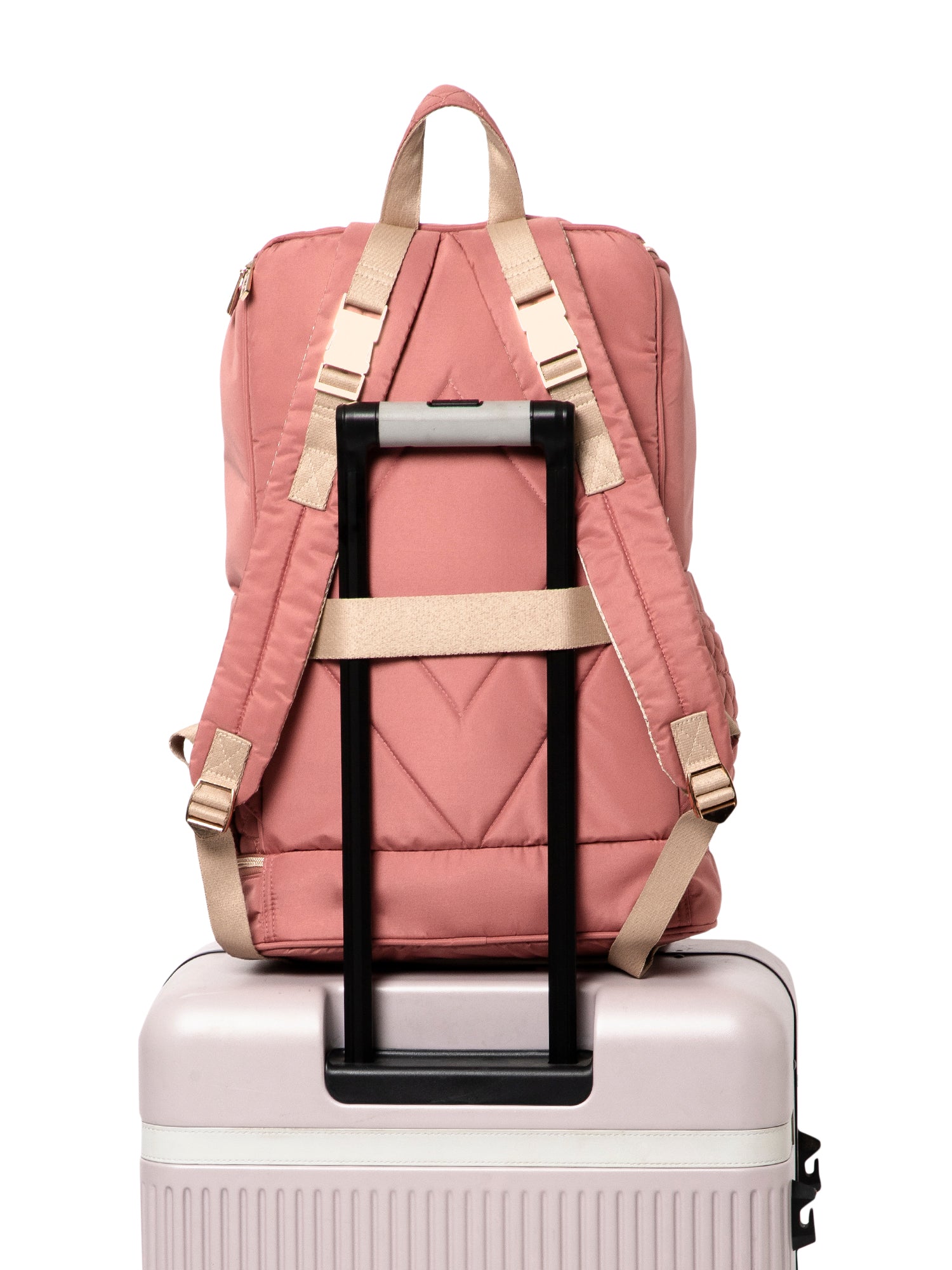 Keera Diaper Bag - Dusty Rose