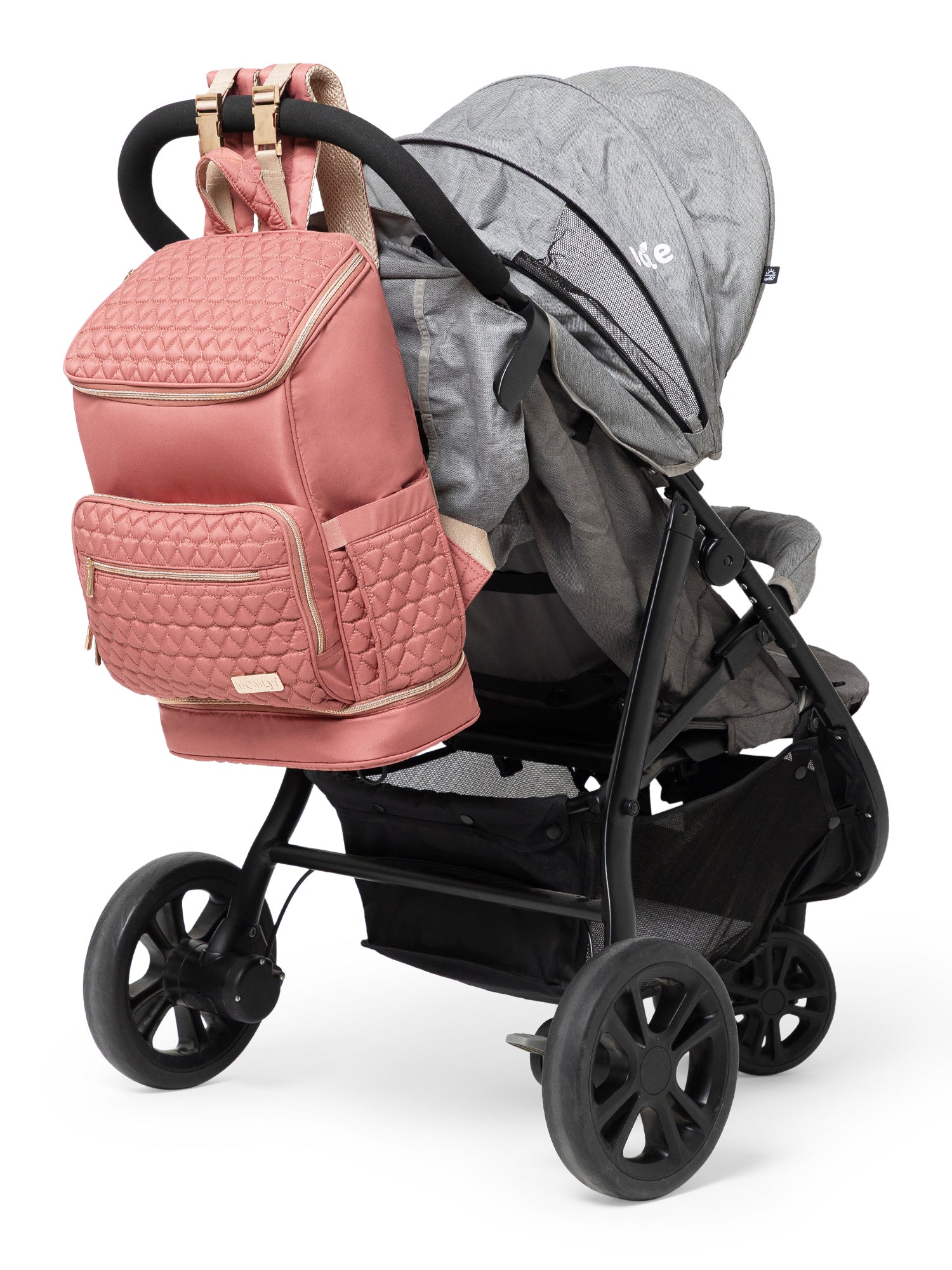 Keera Diaper Bag - Dusty Rose