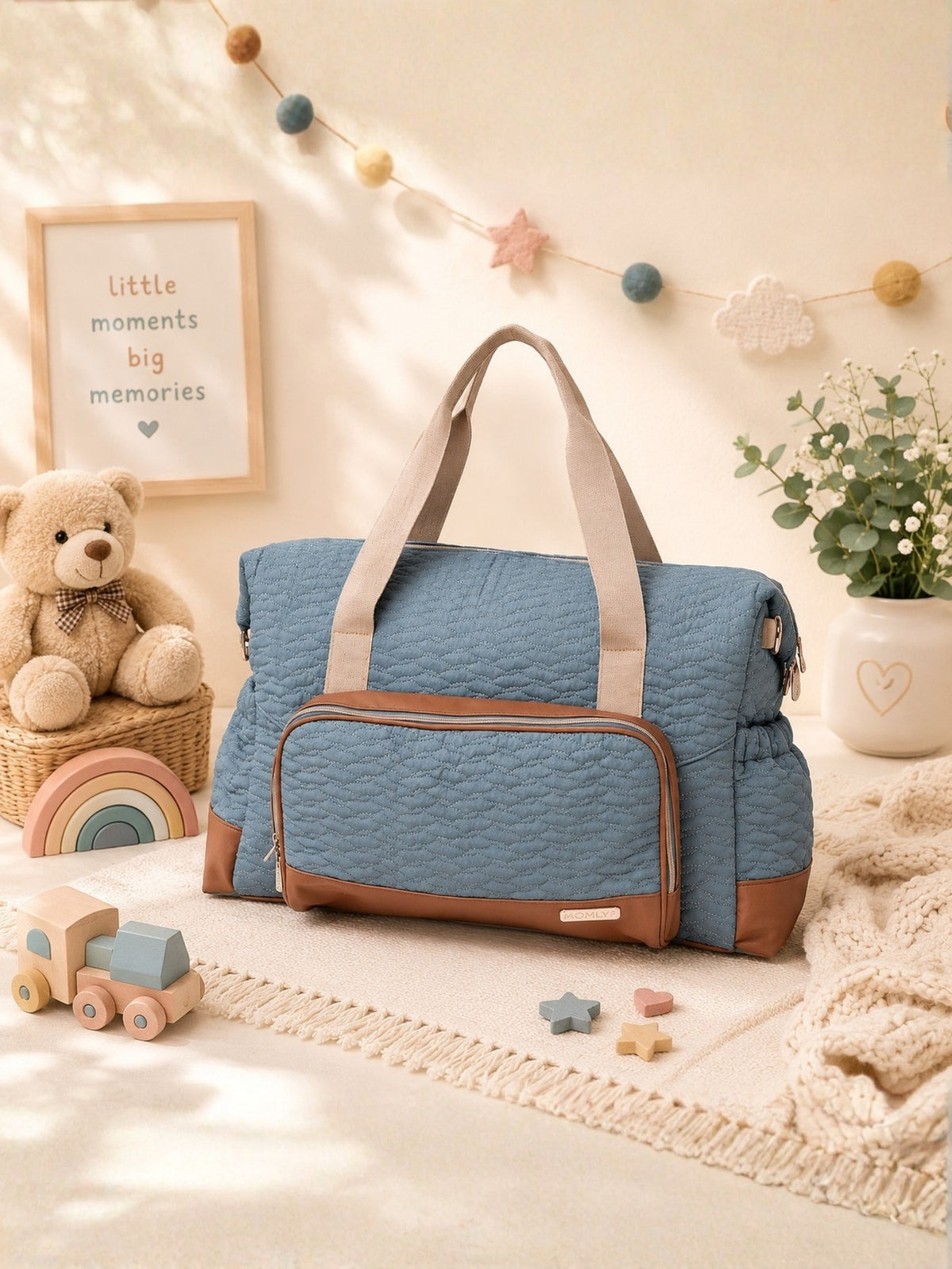 Olivia Hospital Bag - Teal Green