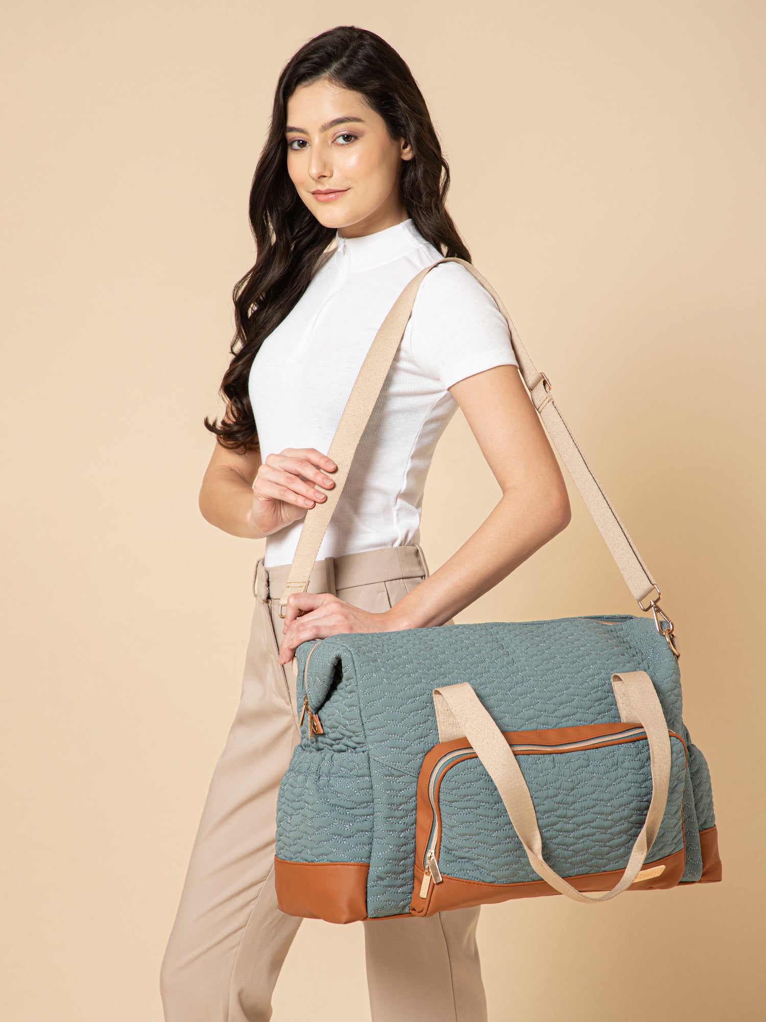 Olivia Hospital Bag - Teal Green