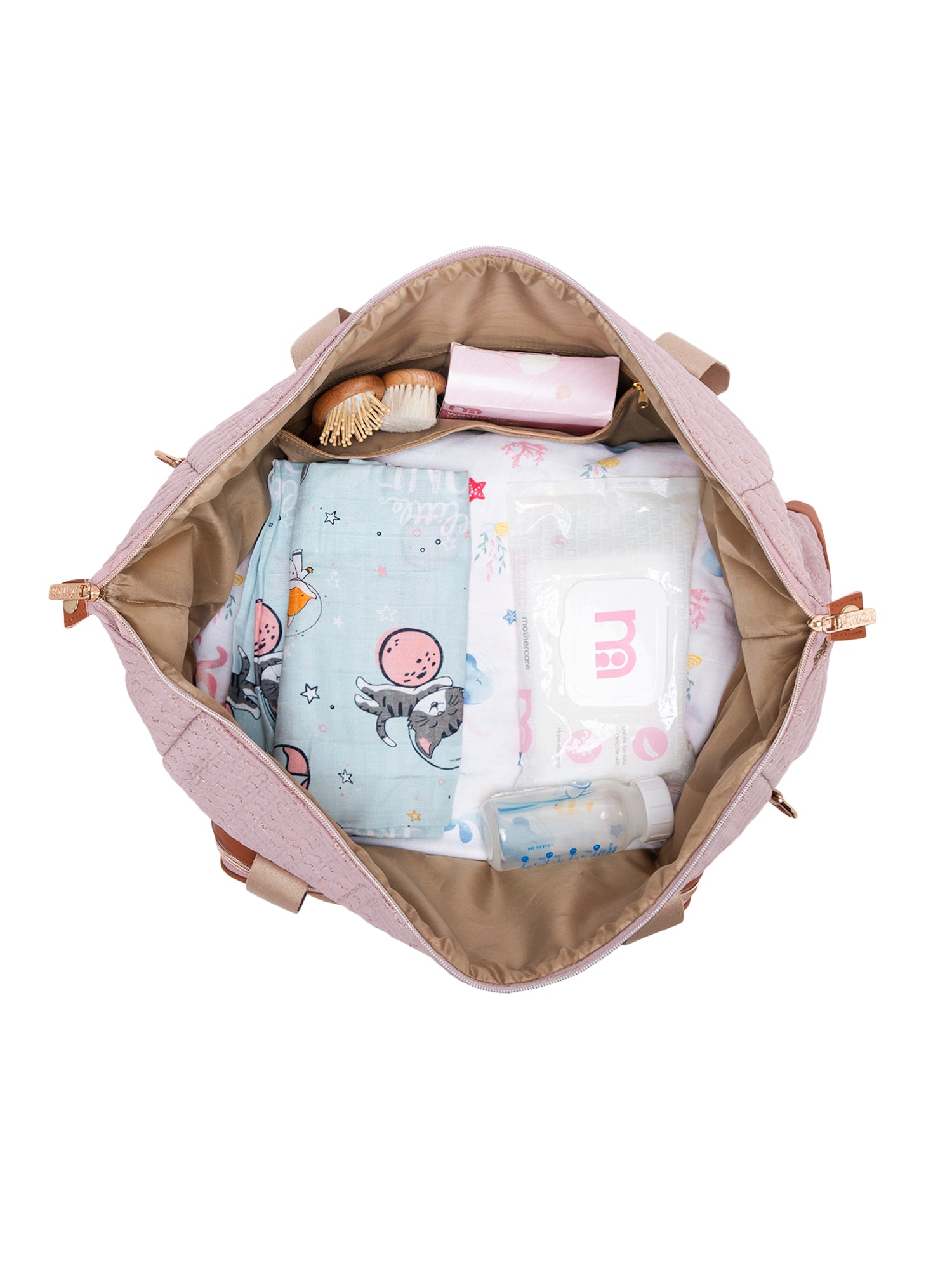 Olivia Hospital Bag - Dusty Rose