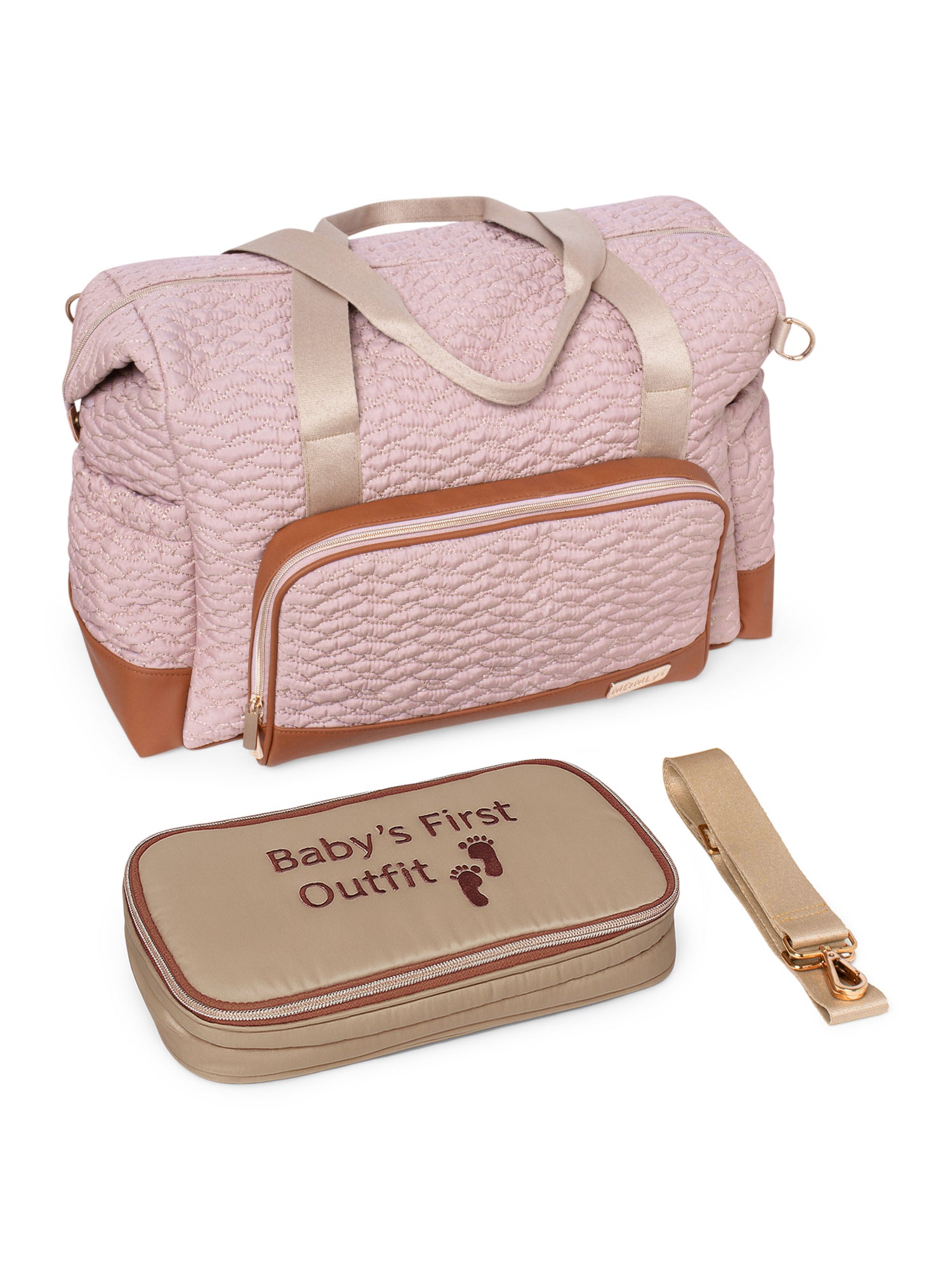 Olivia Hospital Bag - Dusty Rose