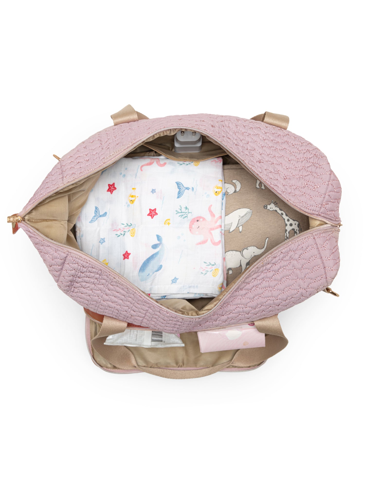 Olivia Hospital Bag - Dusty Rose