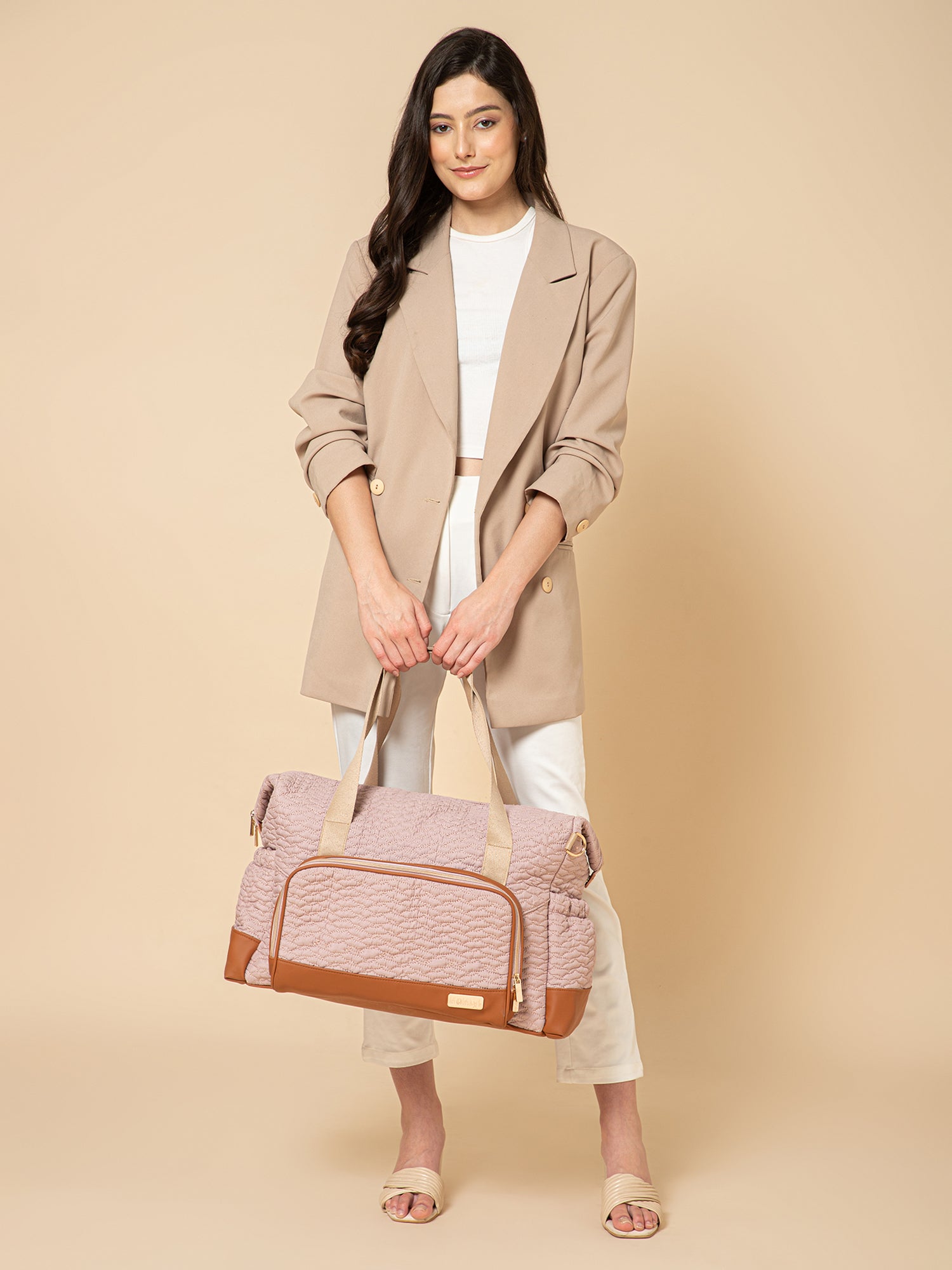 Olivia Hospital Bag - Dusty Rose