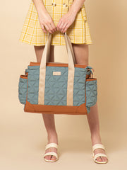 Kynah Diaper Bag - Teal Green
