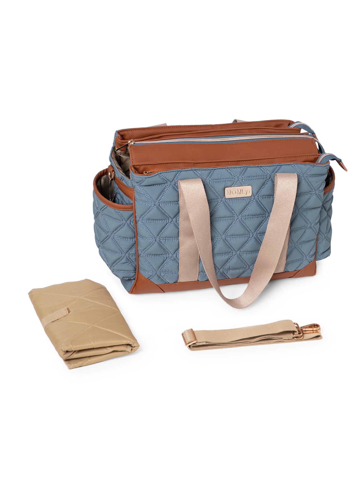 Kynah Diaper Bag - Teal Green