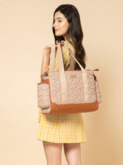 Kynah Diaper Bag - Warm Beige