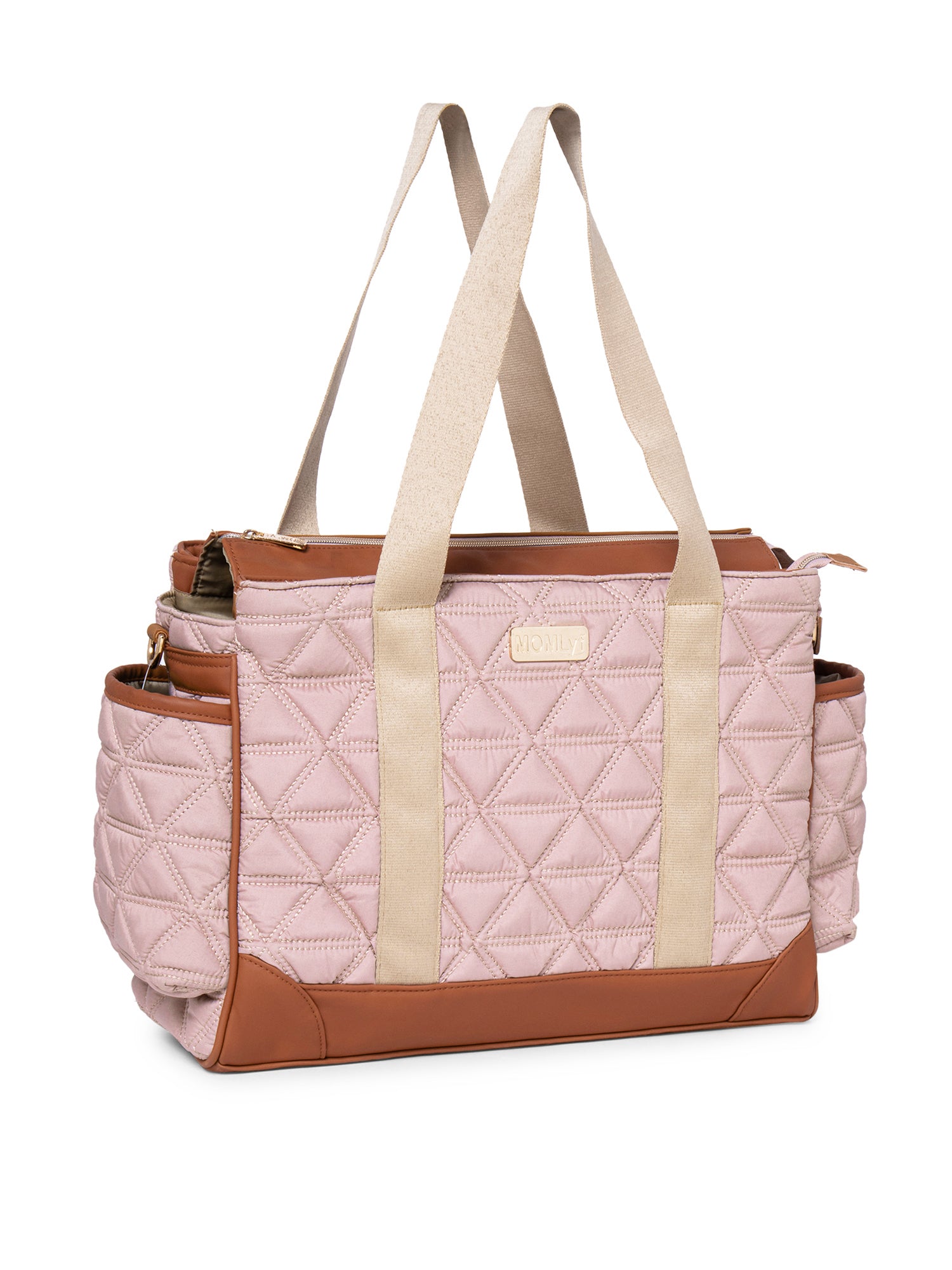 Kynah Diaper Bag - Dusty Pink
