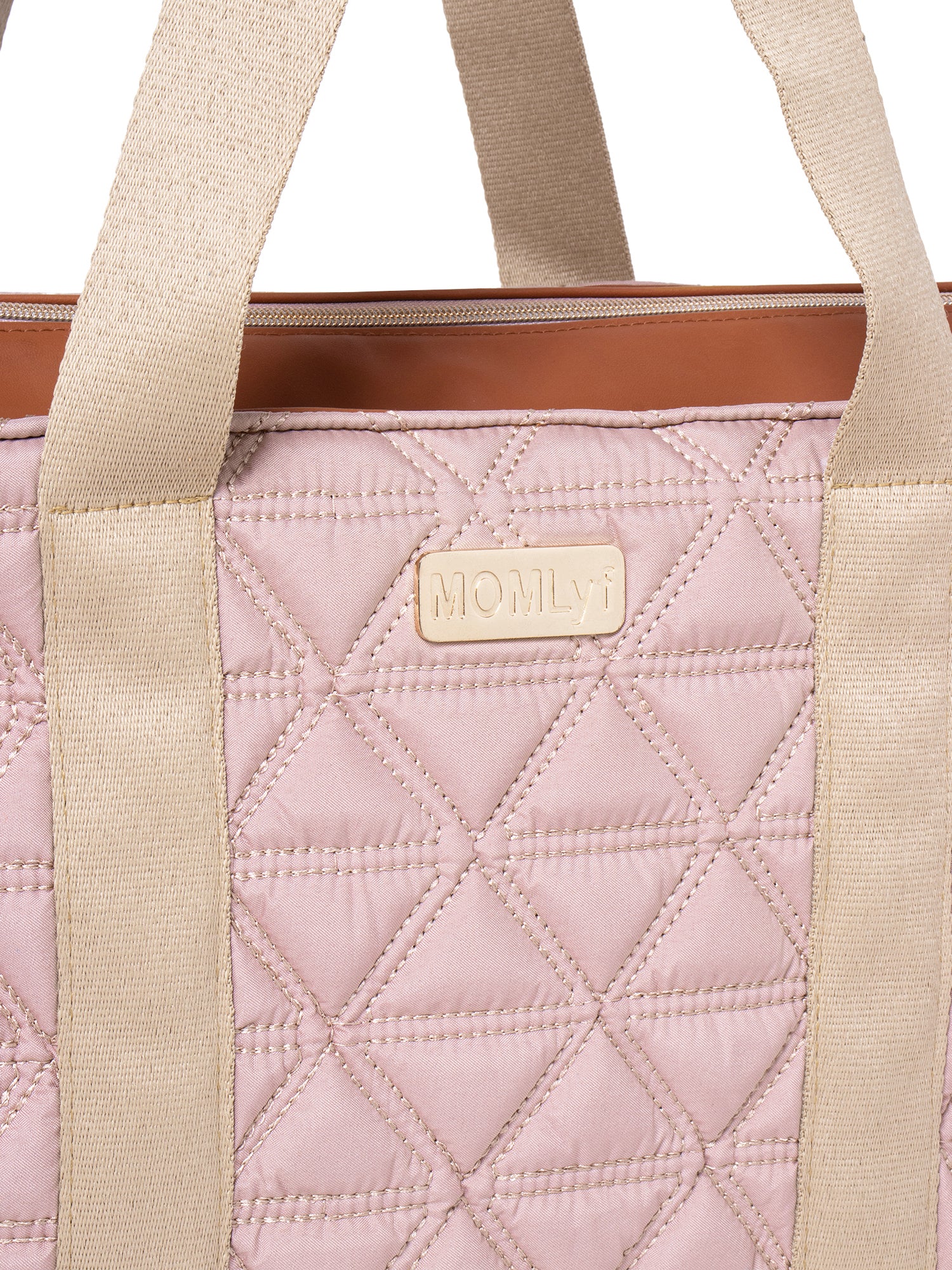 Kynah Diaper Bag - Dusty Pink